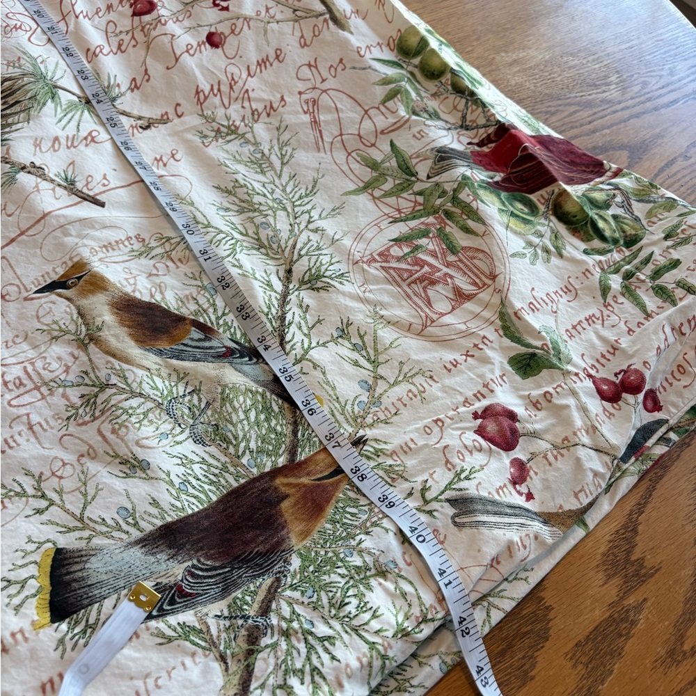 Pottery Barn Winter Bird Full Queen Duvet Cover - Picture 5 of 7